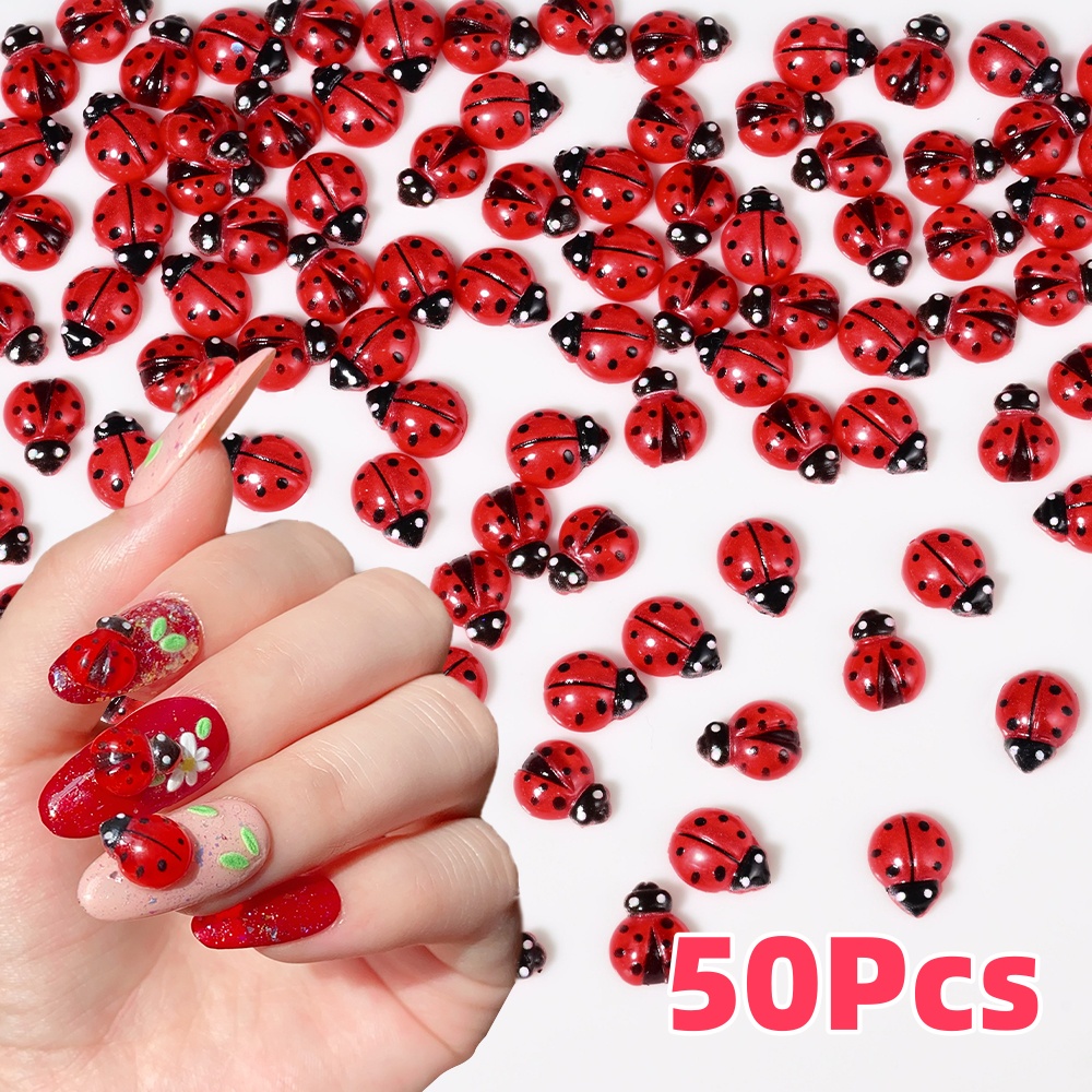 Art Craft Ladybug - 50 Uds. De dijes 3D de