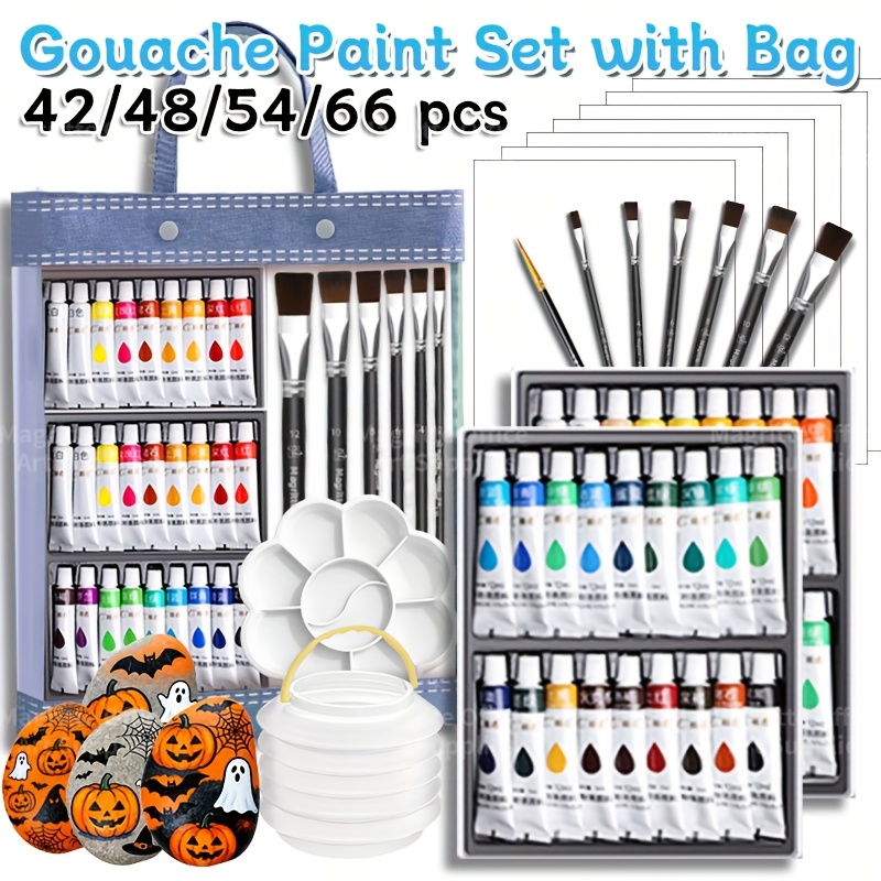Gouache Paint Set - Juego de tubos de pintura Gouache