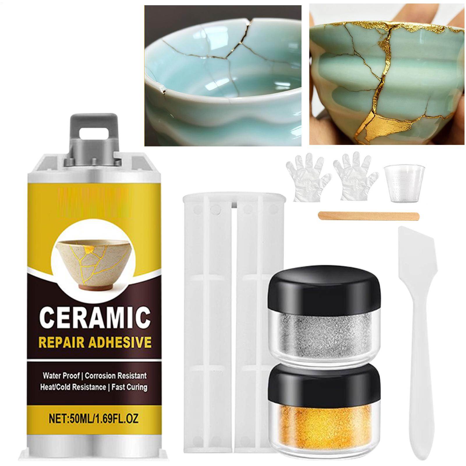 Art Craft Workshop - Kit de Reparación Kintsugi, Pegamento Cerámico
