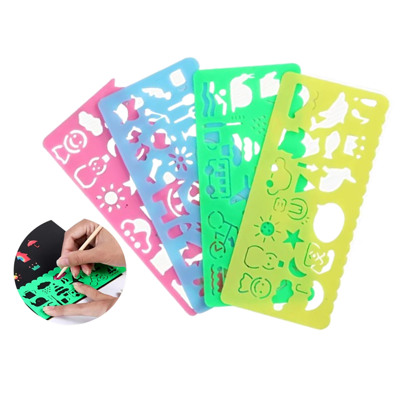 Art Craft Kindergarten - Juguetes de dibujo para niños, regla