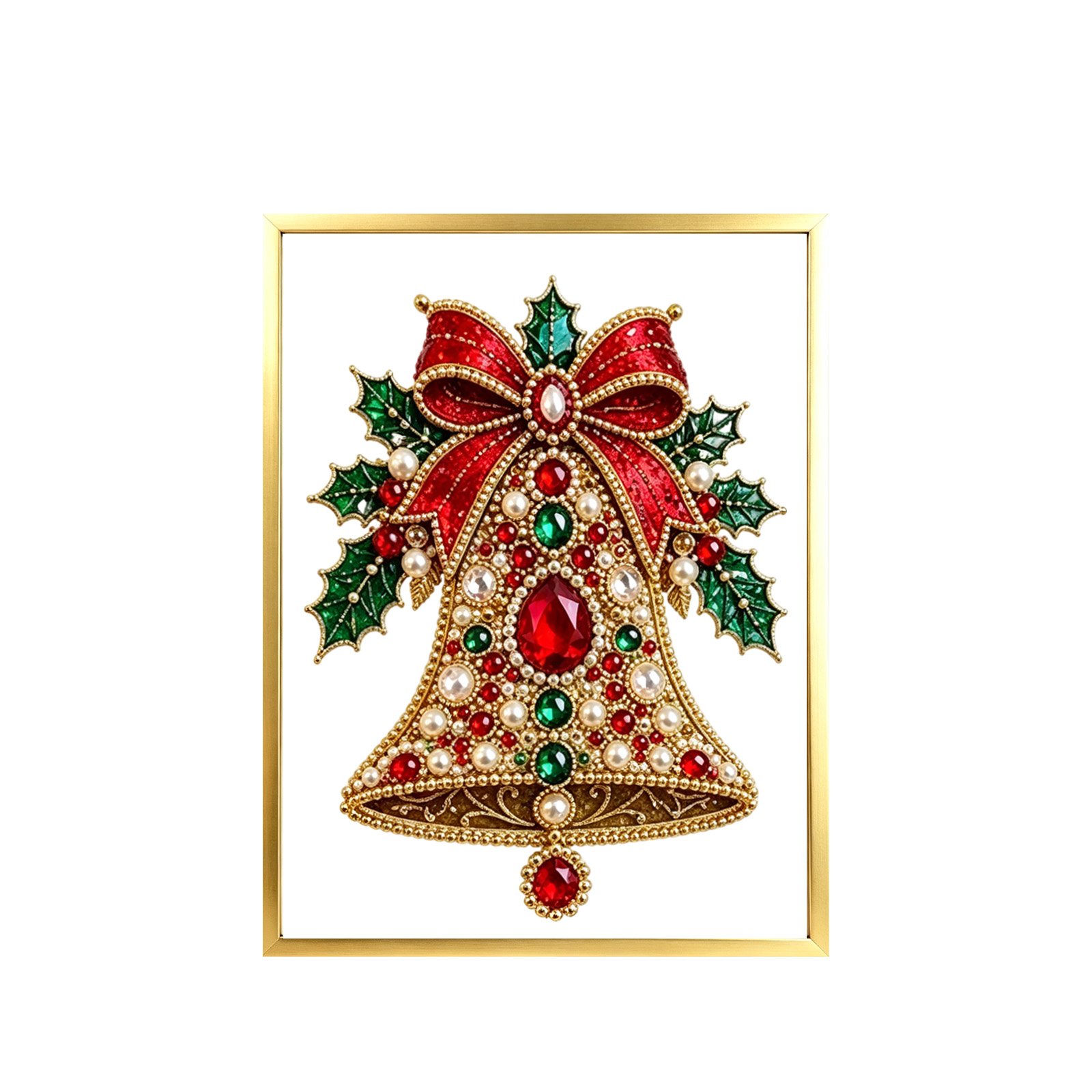 Art And Craft Xmas Tree - Kit de pintura de diamantes DIY