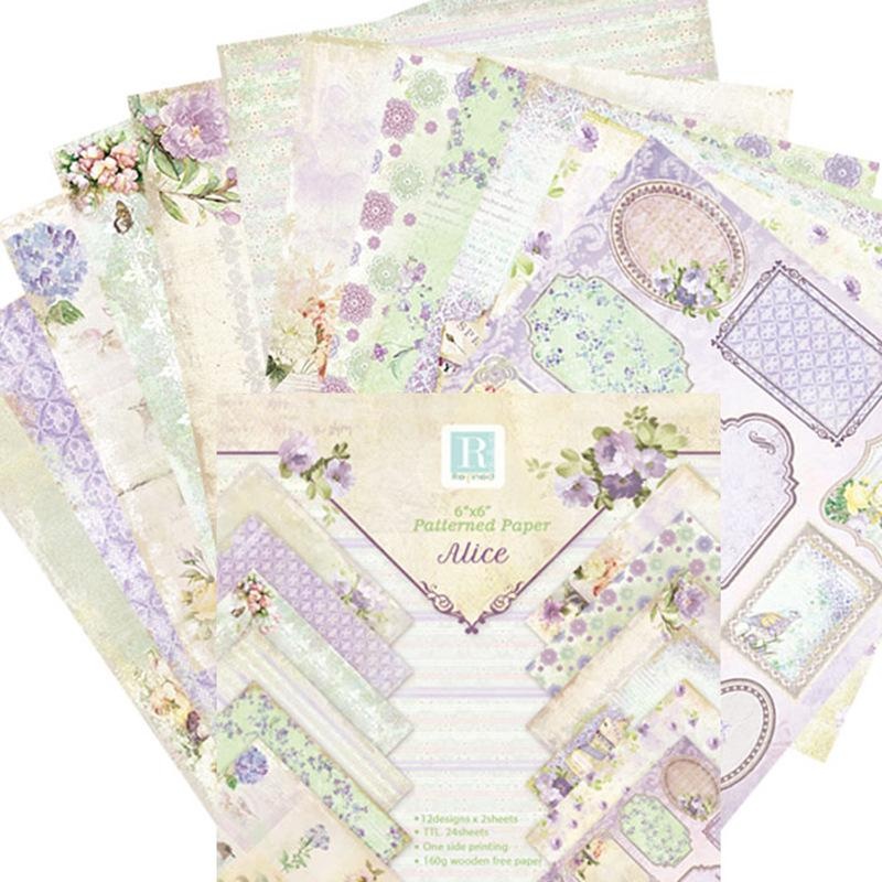 Art Craft Background - Almohadillas de papel para manualidades, 24