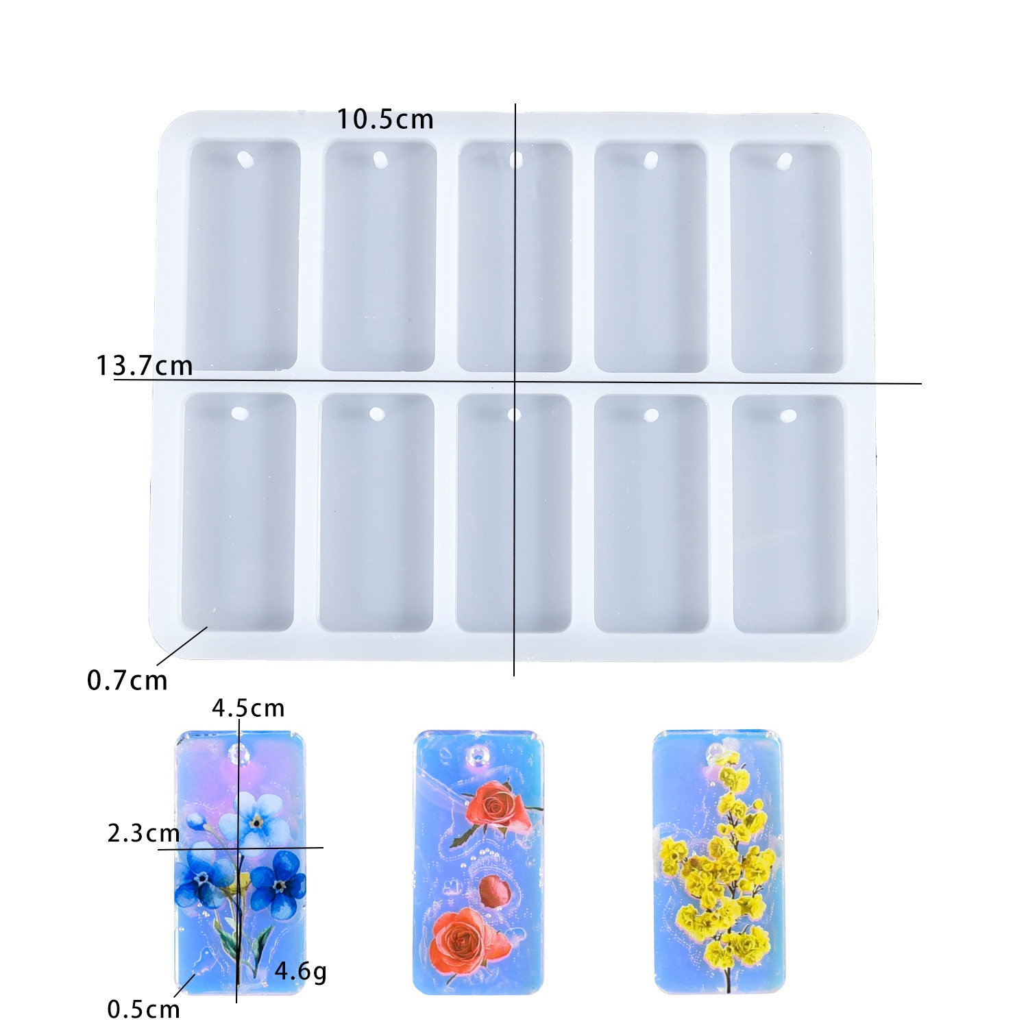 Art Craft Model - Molde de silicona DIY para resina
