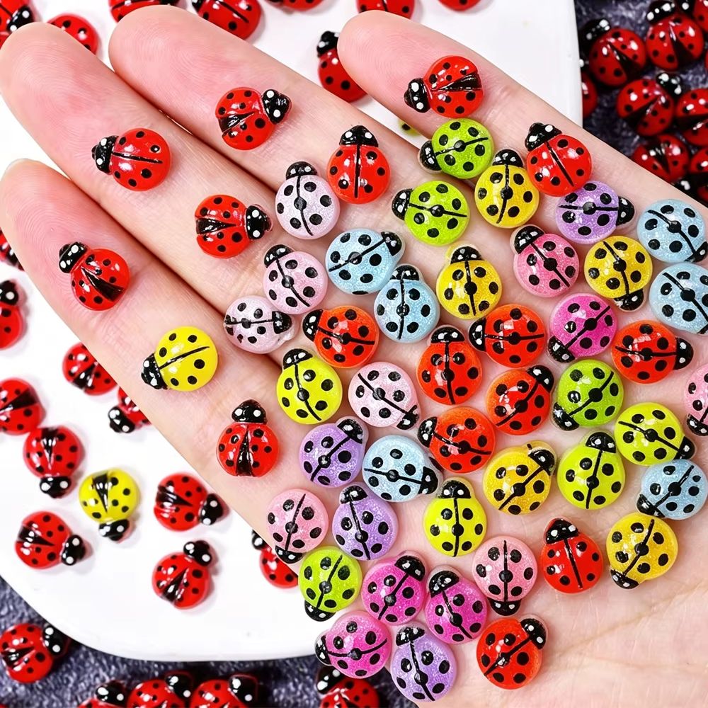 Art Craft Ladybug - 50 Piezas de Adornos de Uñas