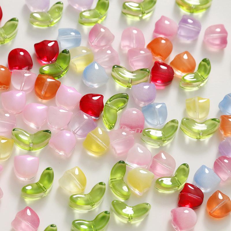 Art Craft Flower - Cuentas de Vidrio Multicolor para Manualidades,