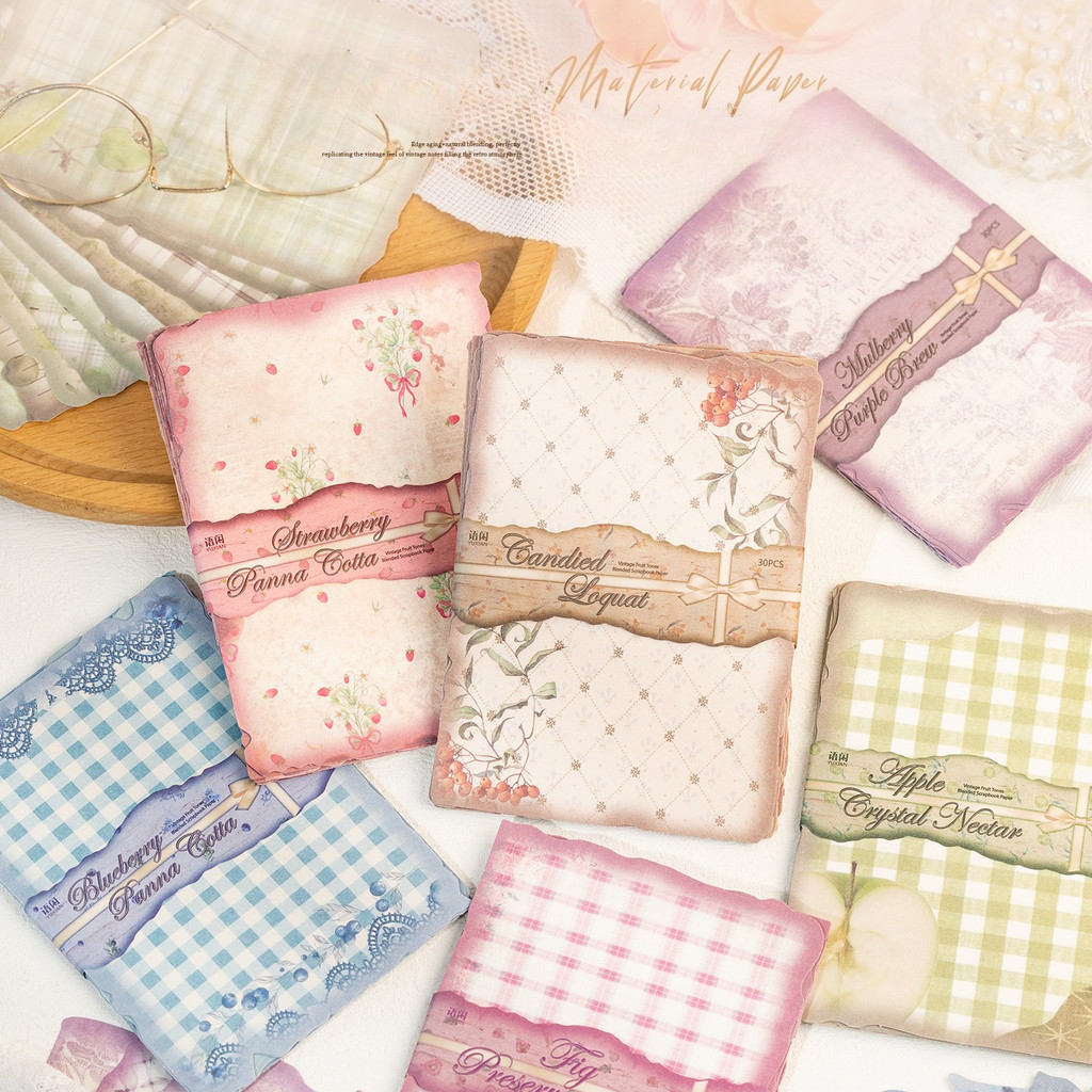 Art Craft Background - Journamm 30 Hojas de Papel para
