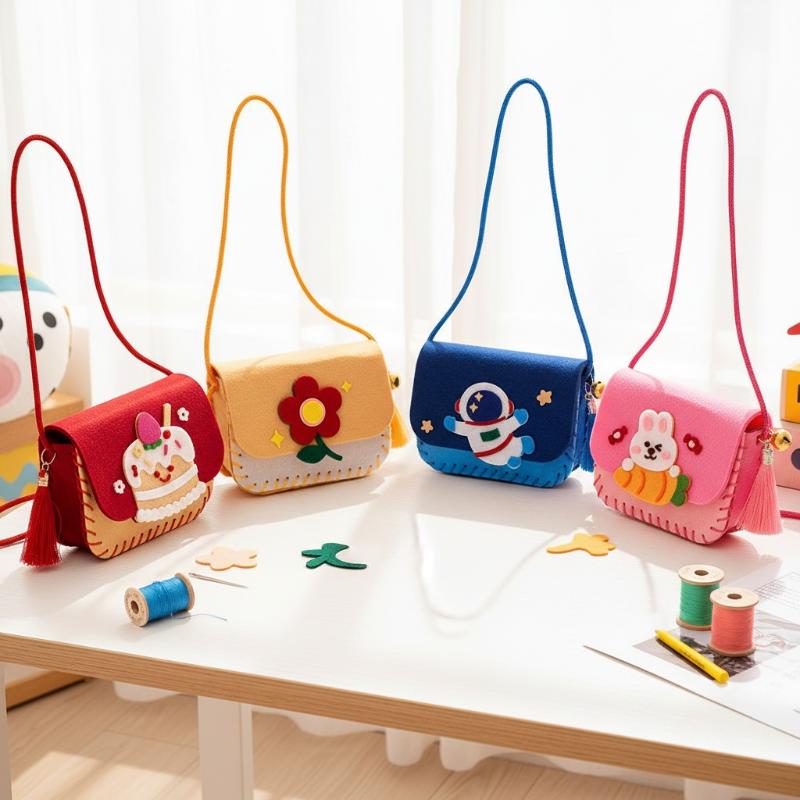 Art Craft Kindergarten - Kit para Hacer Bolsos de Fieltro