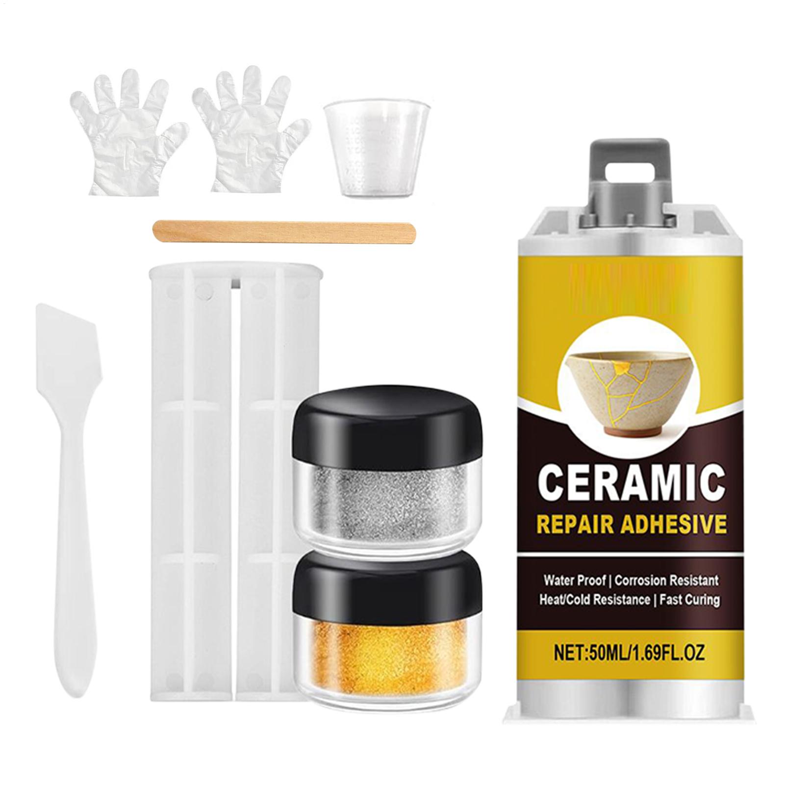 Art Craft Workshop - Kit de Reparación Kintsugi, Pegamento Cerámico