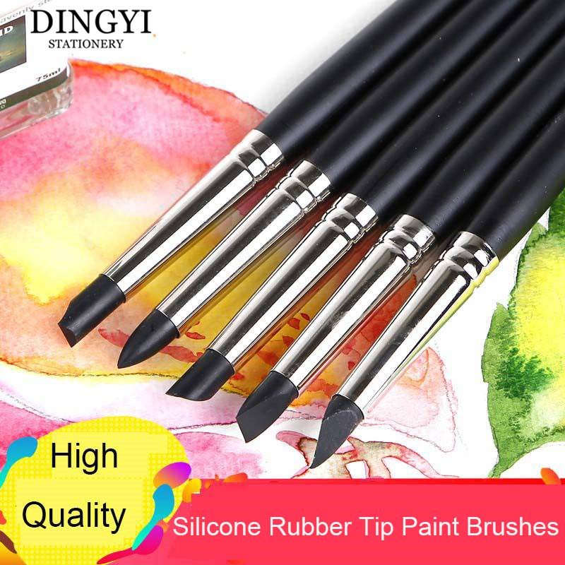 Gouache Paint Set - 5 uds pinceles de pintura con