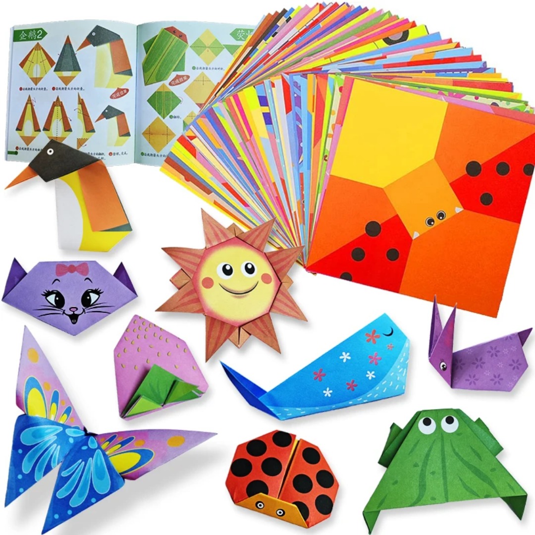 Art Craft Kindergarten - Nuevo Kit de Origami, 30 Hojas