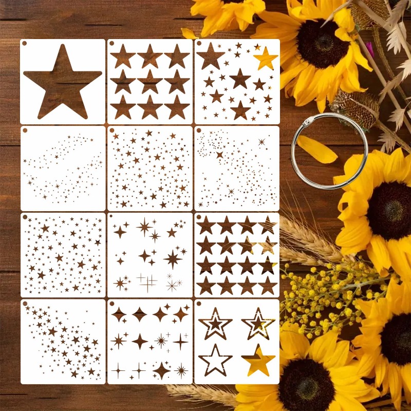 Art Craft Background - Plantilla en Forma de Estrella para
