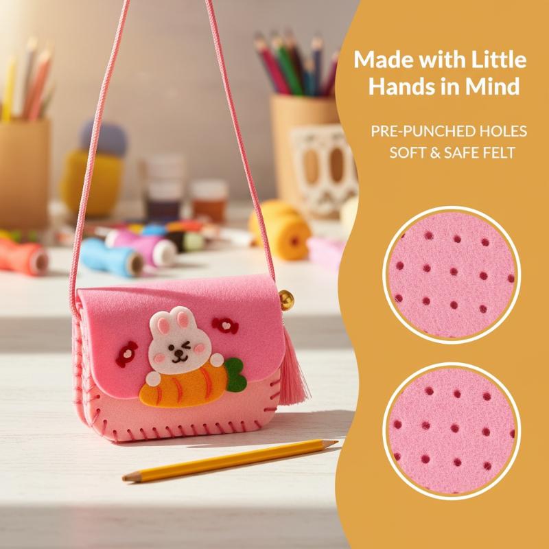 Art Craft Kindergarten - Kit de Manualidades para Hacer Bolsos