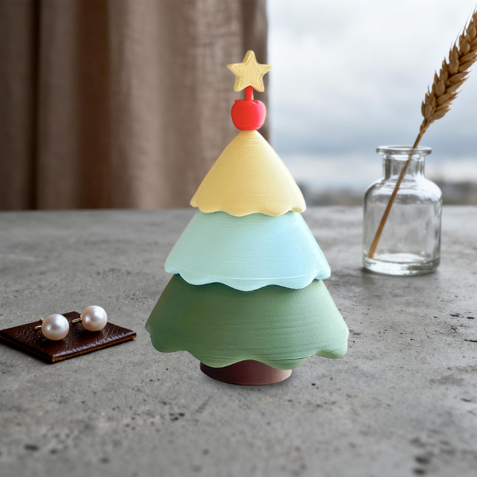 Art And Craft Xmas Tree - Caja de joyería de árbol de