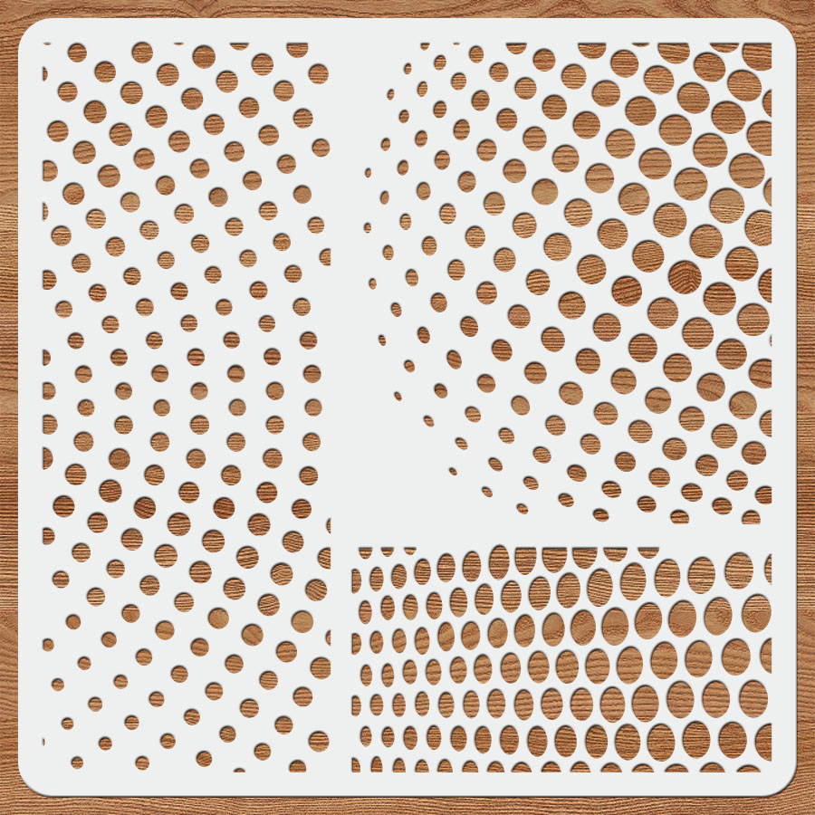 Art Craft Background - Plantilla de puntos de semitonal, plantilla