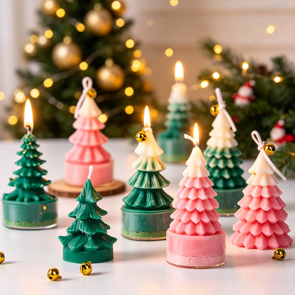 Art And Craft Xmas Tree - Molde de silicona 3D para árbol