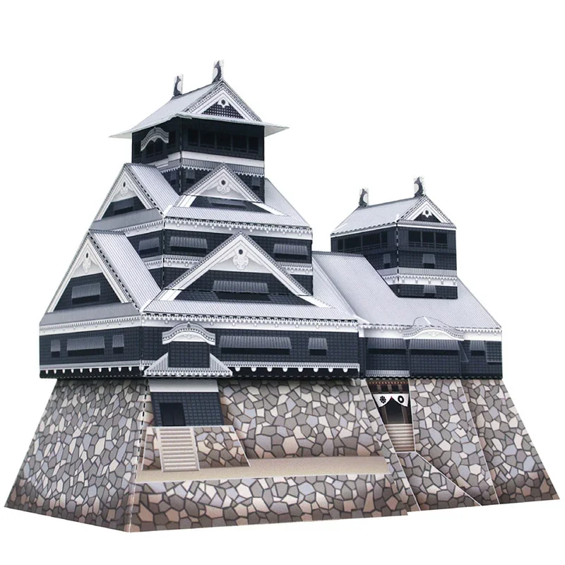 Art Craft Japan - Japón Kumamoto Castillo plegable Mini modelo