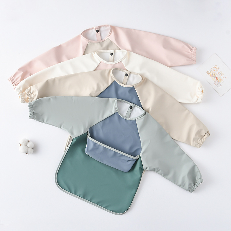 Baberos de PU de manga larga p - Art Craft Kindergarten reseña y precio