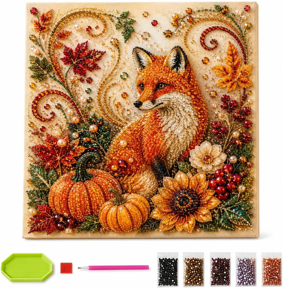 Kit de Pintura de Diamantes de - Art Craft Flower reseña y precio