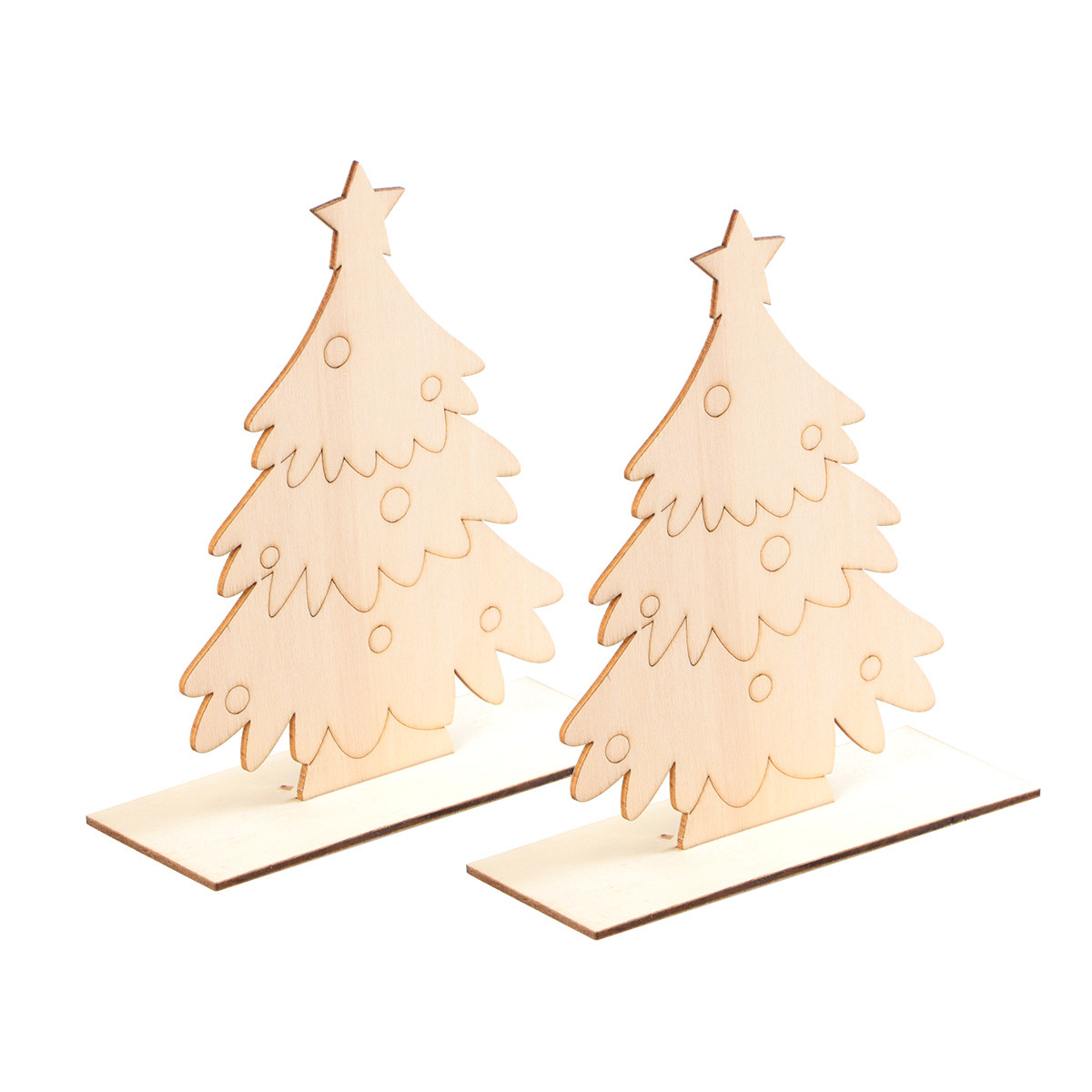 Juego de 2 Adornos Navideños d - Art And Craft Xmas Tree reseña y precio