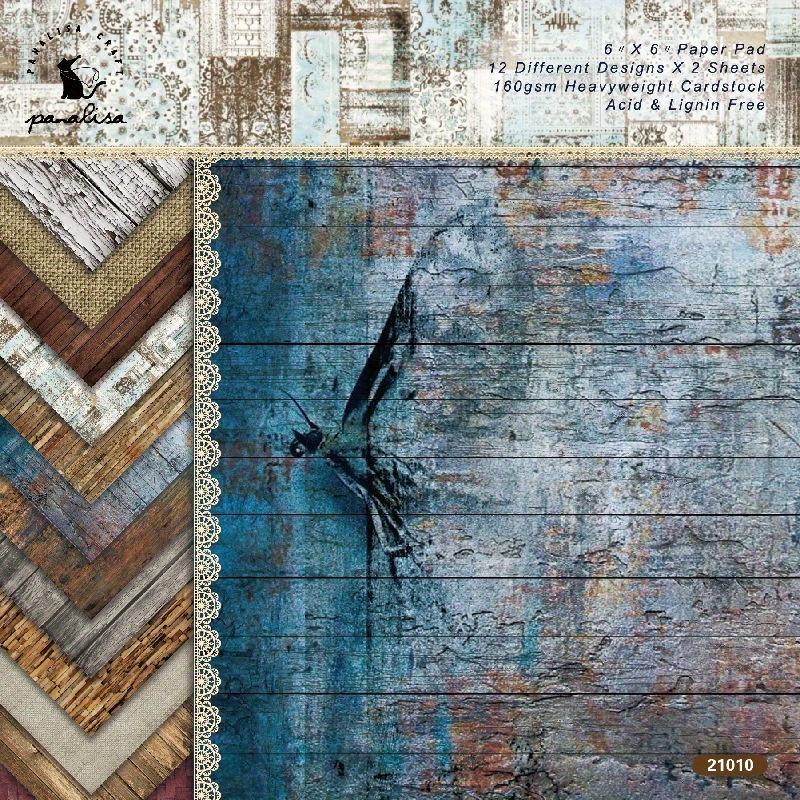 24 Hojas/Set de Papel Vintage  - Art Craft Background reseña y precio