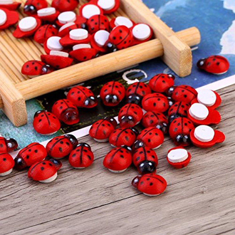 100 Mini Mariquitas Autoadhesi - Art Craft Ladybug reseña y precio