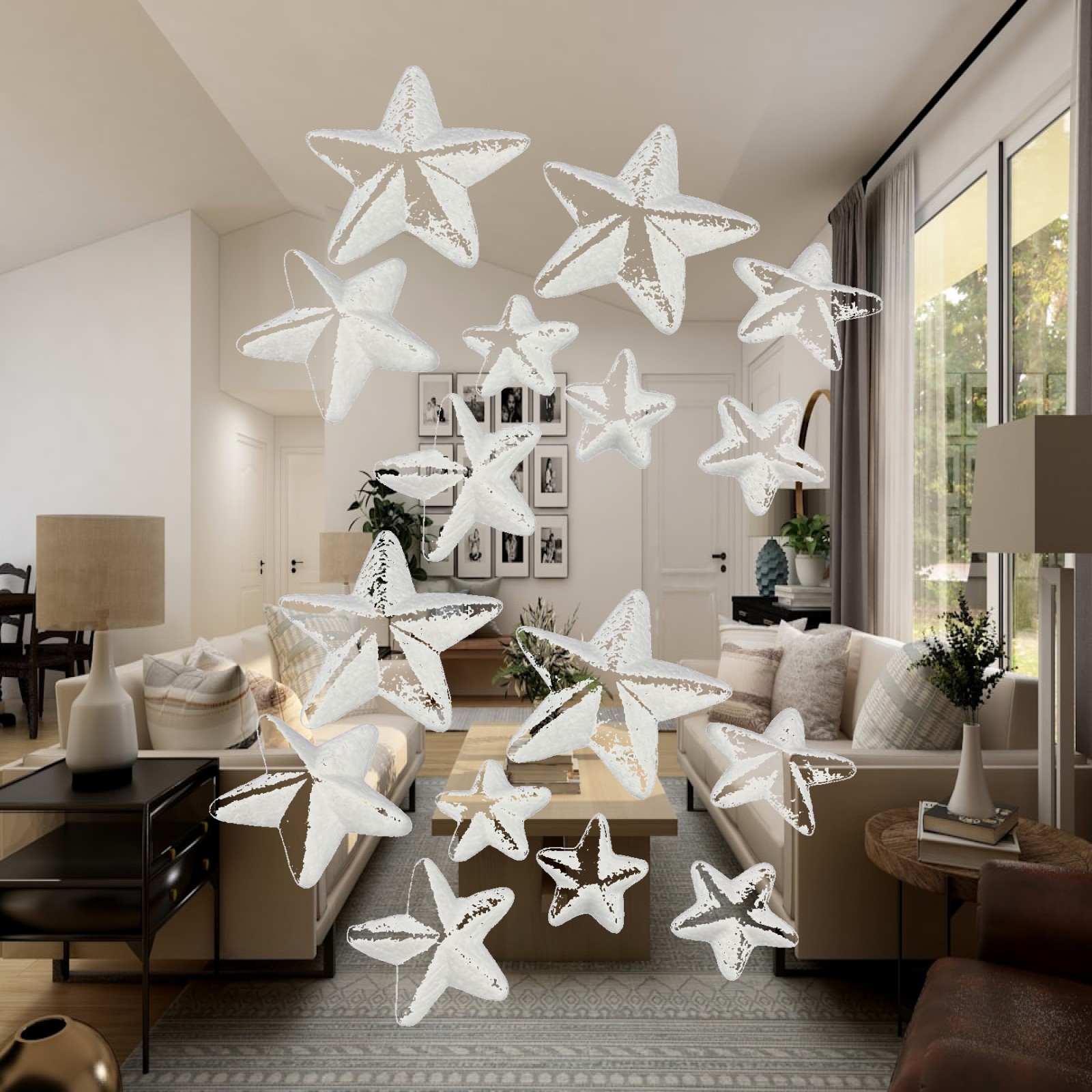 16 estrellas de espuma para de - Art And Craft Xmas Tree reseña y precio