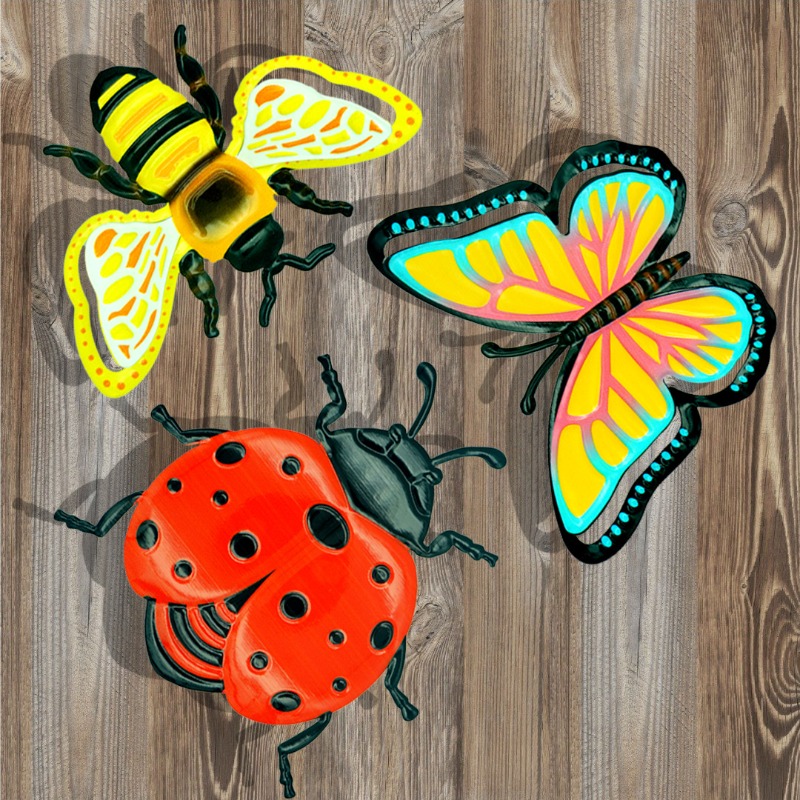 3 Piezas de Adornos de Pared d - Art Craft Ladybug reseña y precio