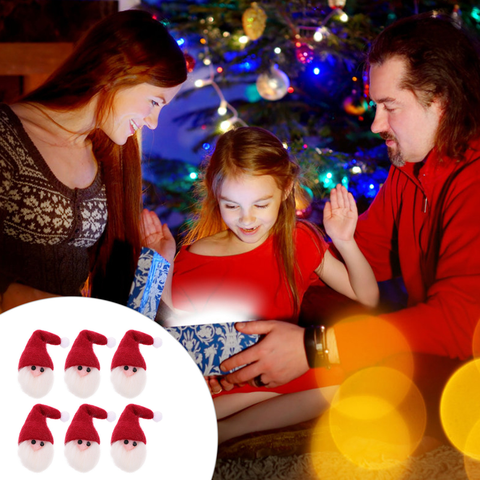 6 piezas de decoraciones navid - Art And Craft Xmas Tree reseña y precio