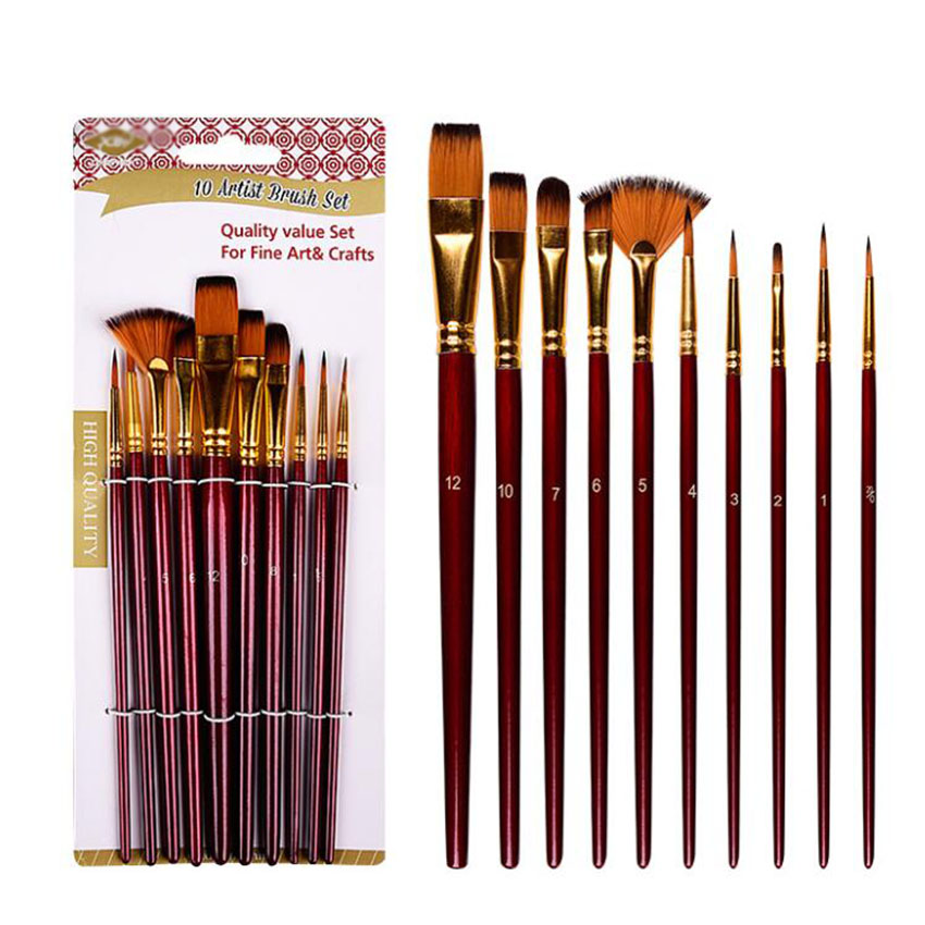 Juego de pinceles de nailon pa - Gouache Paint Set reseña y precio