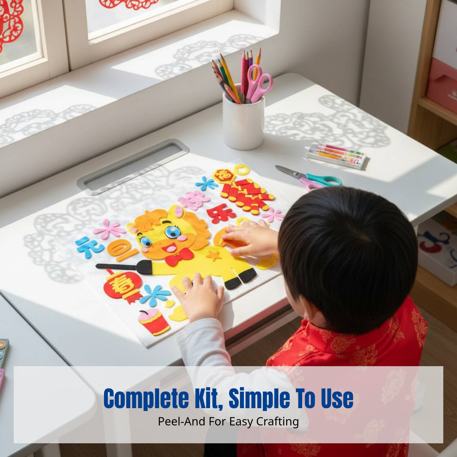 Pegatina de tela DIY para el A - Art Craft Kindergarten reseña y precio