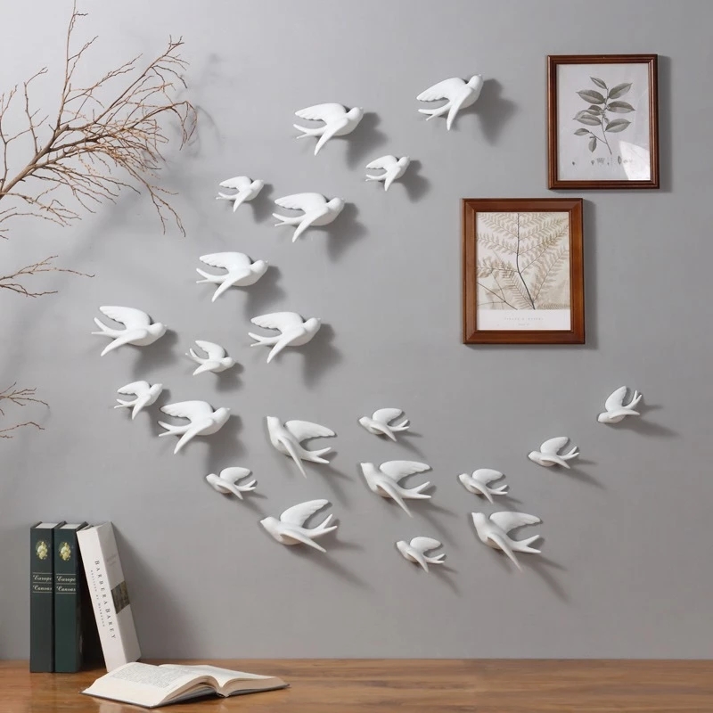 Pájaros de cerámica creativos  - Art Craft Background reseña y precio