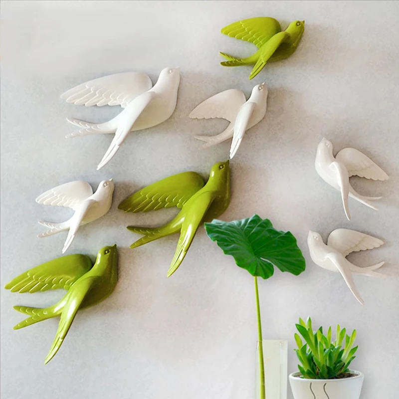 Pájaros de cerámica creativos  - Art Craft Background reseña y precio