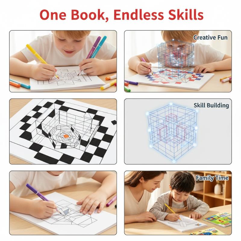 Arte Estereoscópico Mágico 3D, - Art Craft Kindergarten reseña y precio