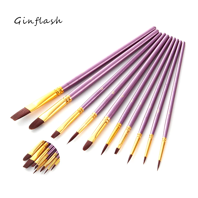Ginflash, juego de 6/10 Uds.,  - Gouache Paint Set reseña y precio