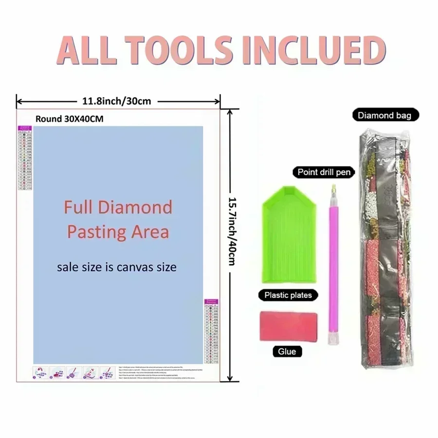 Kit de pintura de diamantes 5D - Art And Craft Science reseña y precio