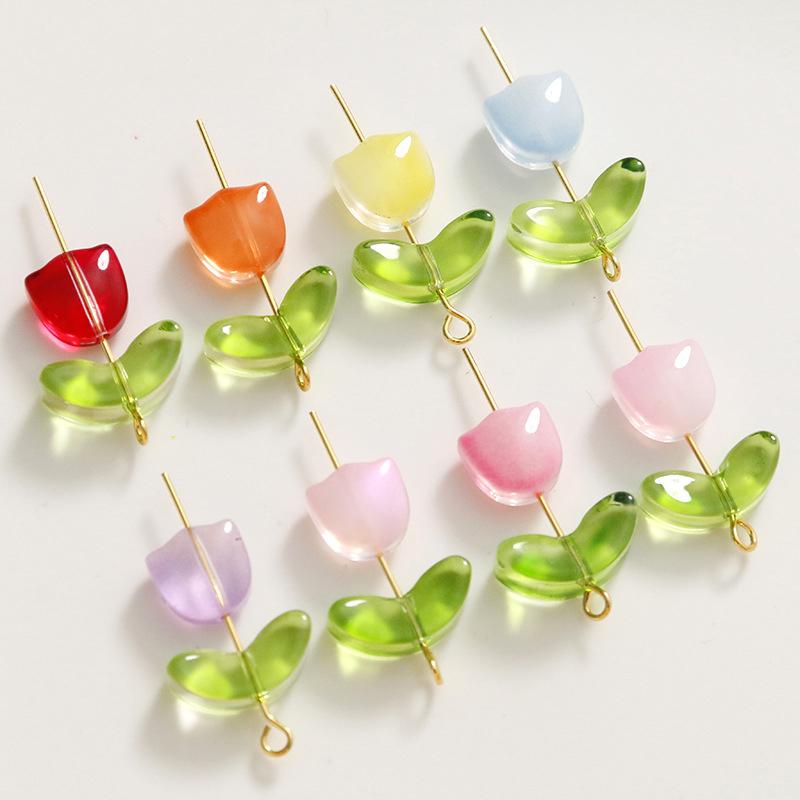 Cuentas de Vidrio Multicolor p - Art Craft Flower reseña y precio
