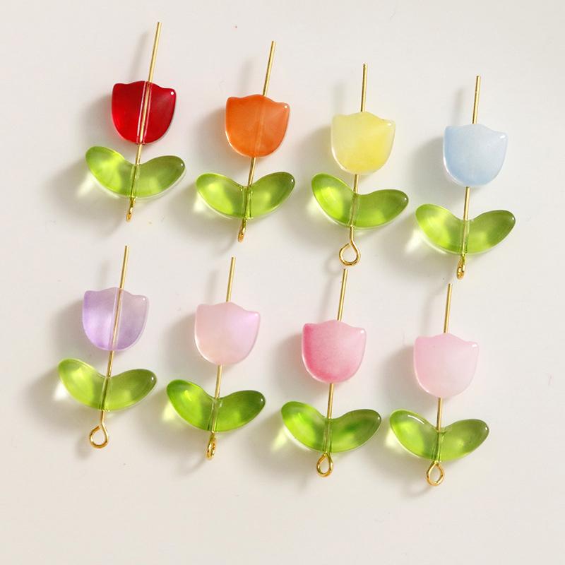 Cuentas de Vidrio Multicolor p - Art Craft Flower reseña y precio