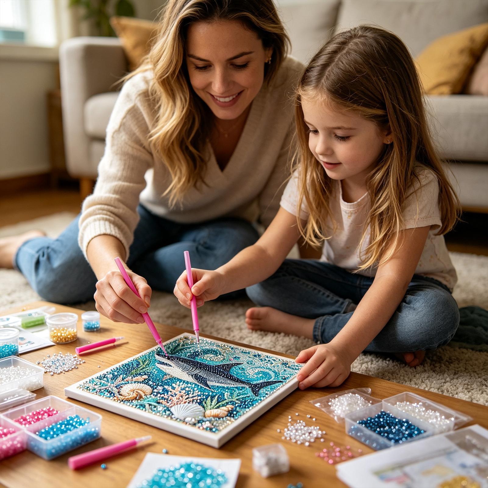 Kit de Pintura con Diamantes d - Art Craft Party reseña y precio
