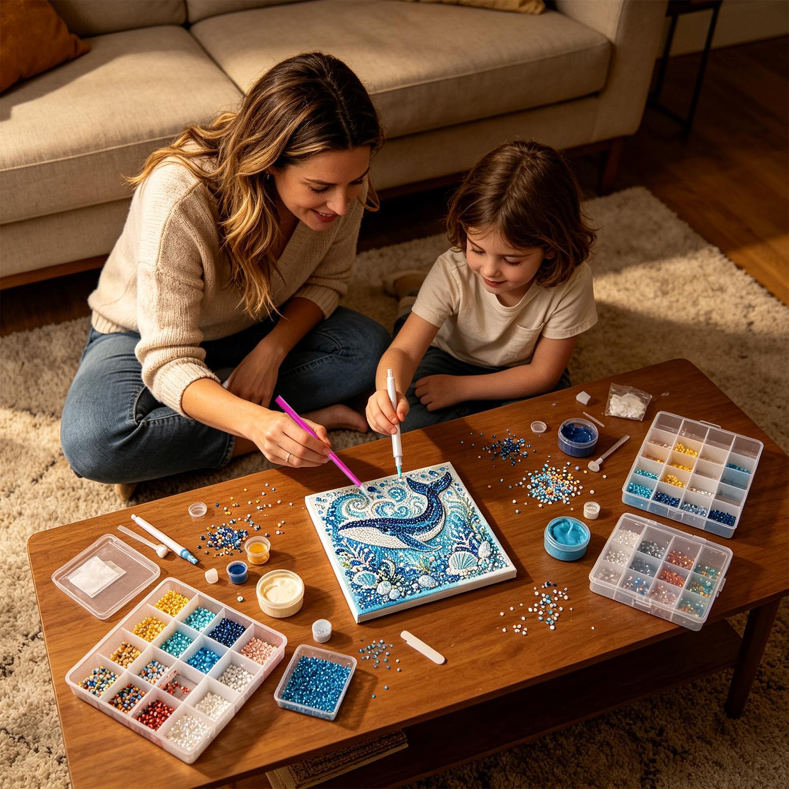 Kit de Pintura con Diamantes d - Art Craft Party reseña y precio