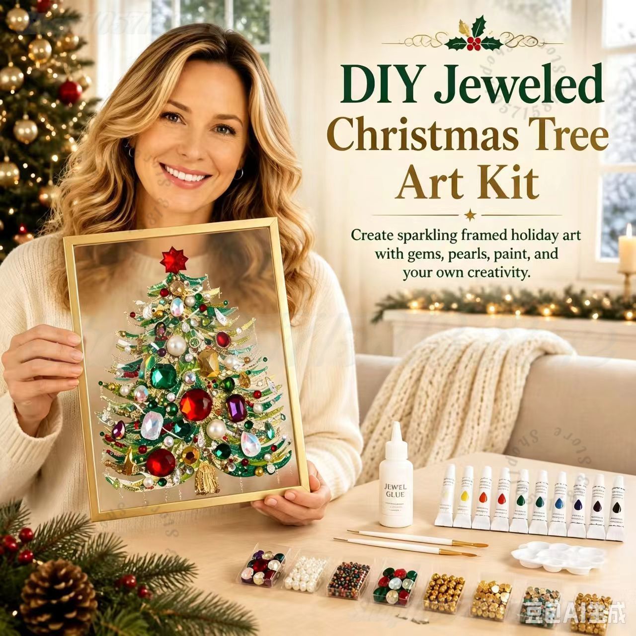 Kit de Arte para Árbol de Navi - Art And Craft Xmas Tree reseña y precio