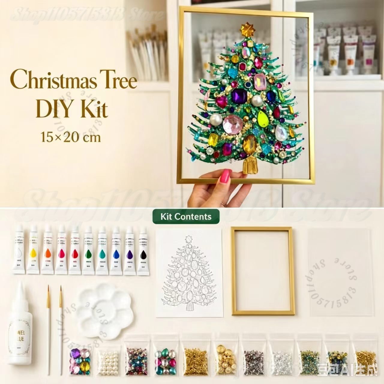 Kit de Arte para Árbol de Navi - Art And Craft Xmas Tree reseña y precio