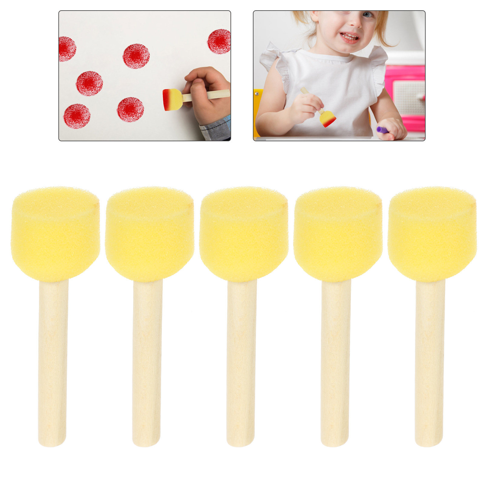 20 Esponjas de Pintura para Ni - Art Craft Kindergarten reseña y precio