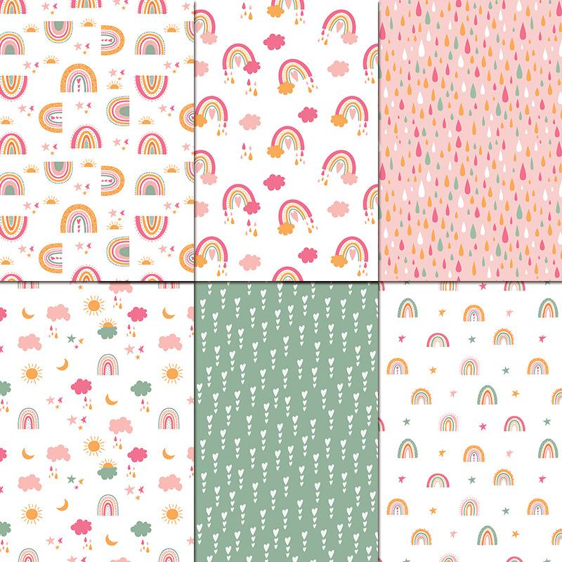 24 Hojas/Set de Papel Artesana - Art Craft Background reseña y precio