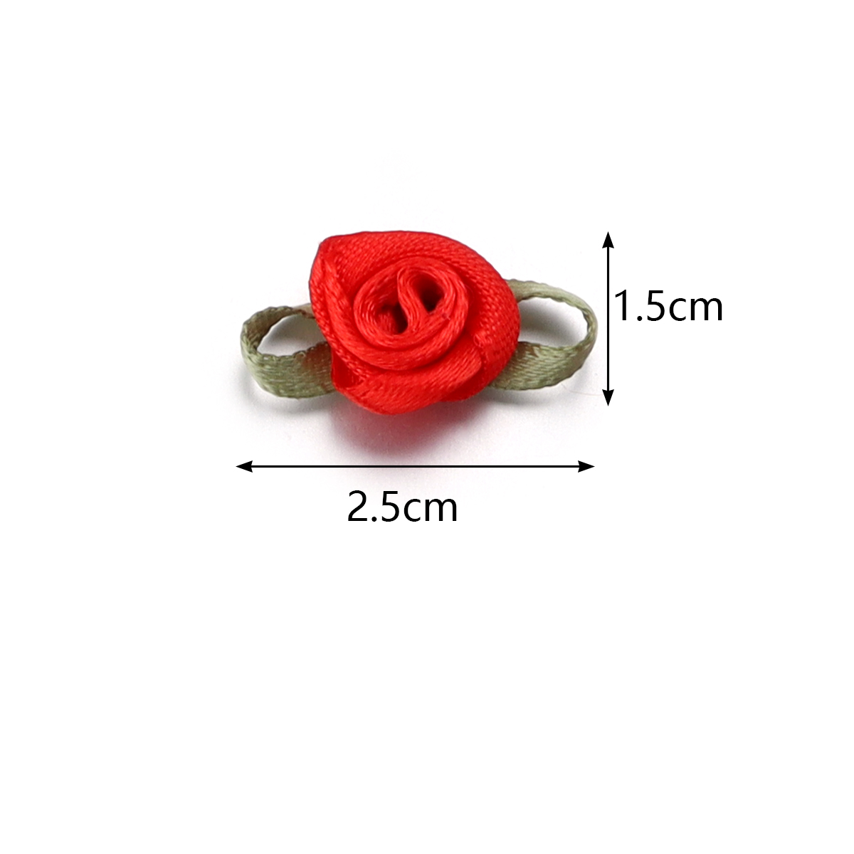 50pcs 1.5x2.5cm 18 colores par - Art Craft Flower reseña y precio