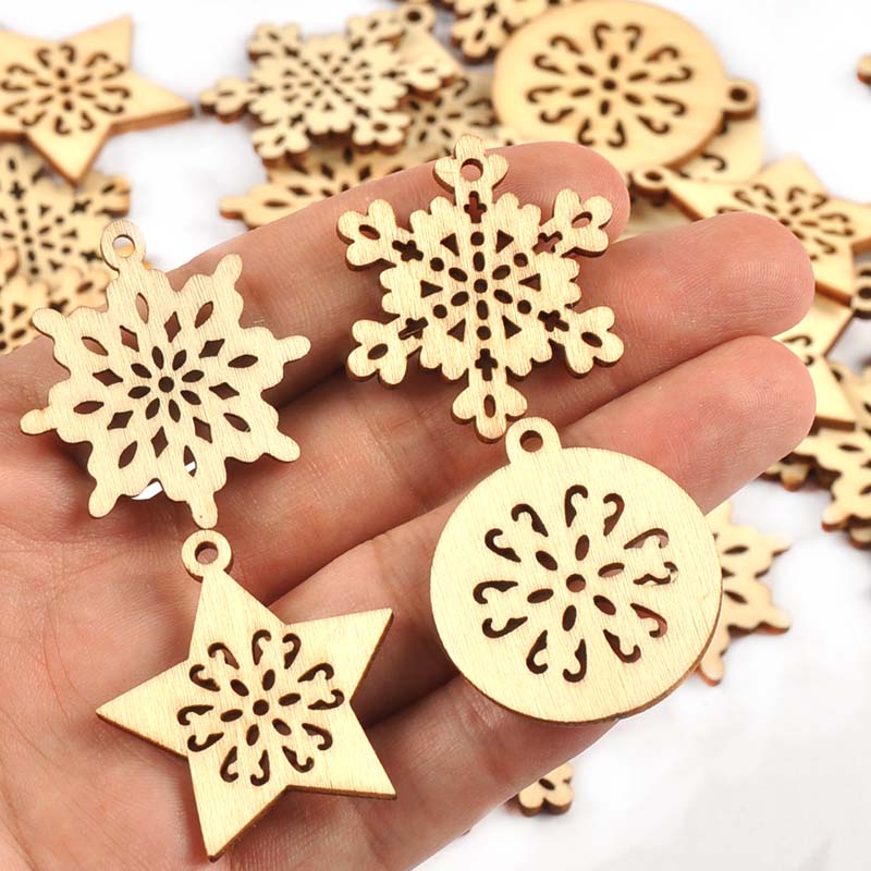 Colgante de madera con forma d - Art And Craft Xmas Tree reseña y precio