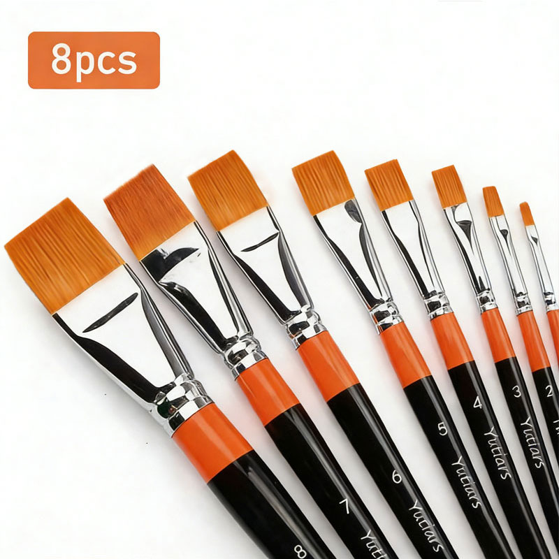 Pinceles Planos para Artistas, - Gouache Paint Set reseña y precio