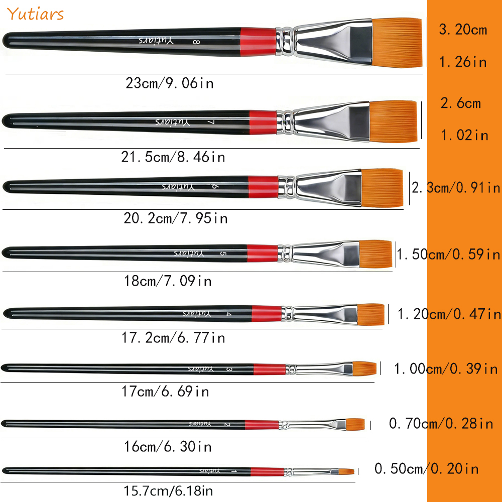 Pinceles Planos para Artistas, - Gouache Paint Set reseña y precio