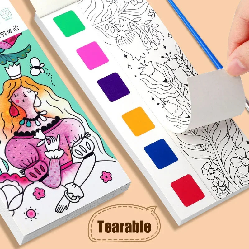Juego de libros de acuarela po - Gouache Paint Set reseña y precio
