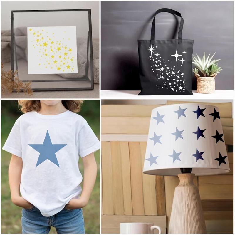 Plantilla en Forma de Estrella - Art Craft Background reseña y precio