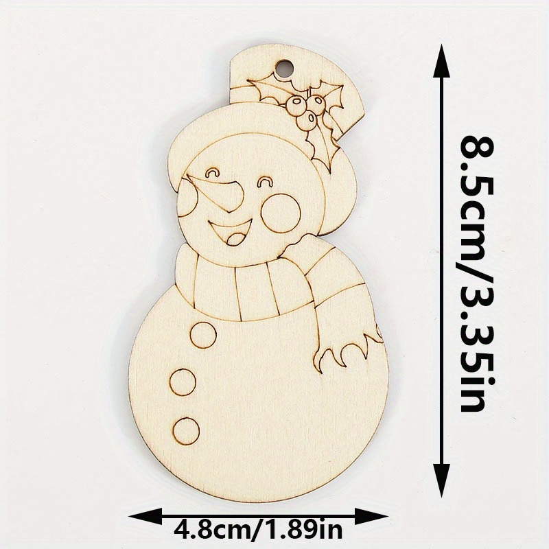 Adornos de madera en blanco pa - Art And Craft Xmas Tree reseña y precio